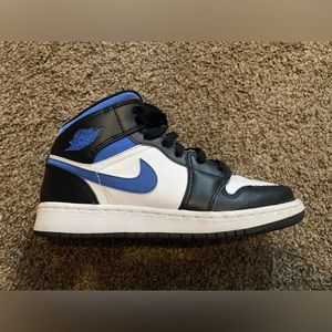 Jordan 1 Mid Racer Blue Grade School